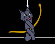 Cat with bow golf Tom és Jerry HTML5 játék