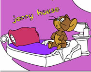 Jerry house online coloring jtkok ingyen