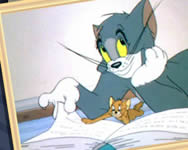 Puzzle mania Tom and Jerry reading