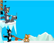 Tom and Jerry iceball online játék