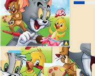 Tom and Jerry jigsaw játék