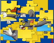 Tom és Jerry játékok puzzle 4 Tom és Jerry játékok ingyen