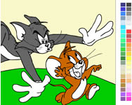 Tom és Jerry játékok színezõ Tom és Jerry HTML5 játék