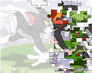 Tom és Jerry puzzle játék 2 ingyenes játék