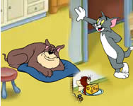 Toms trapomatic Tom és Jerry HTML5 játék