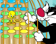 Tweetys cage hop Tom és Jerry játékok